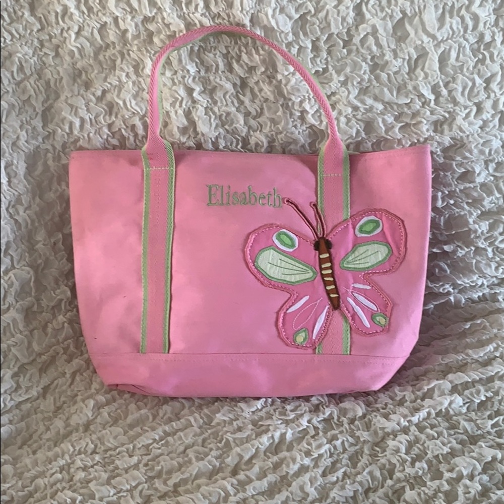 Pottery Barn Butterfly Tote